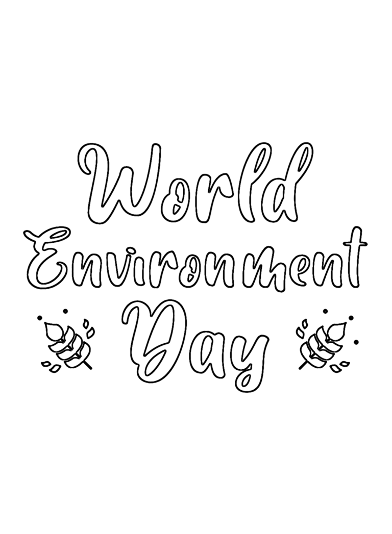 World Environment Day Coloring Pages Printable for Free Download