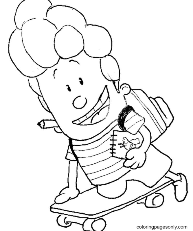 Captain Underpants Coloring Pages Printable for Free Download