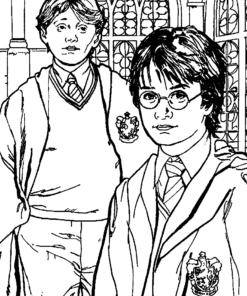 Harry Potter Coloring Pages Printable for Free Download