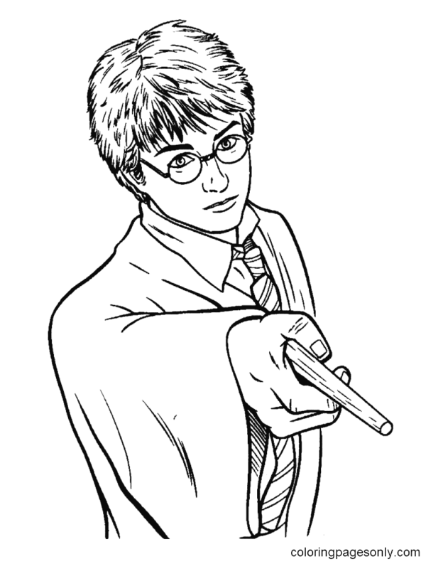 Harry Potter Coloring Pages Printable for Free Download