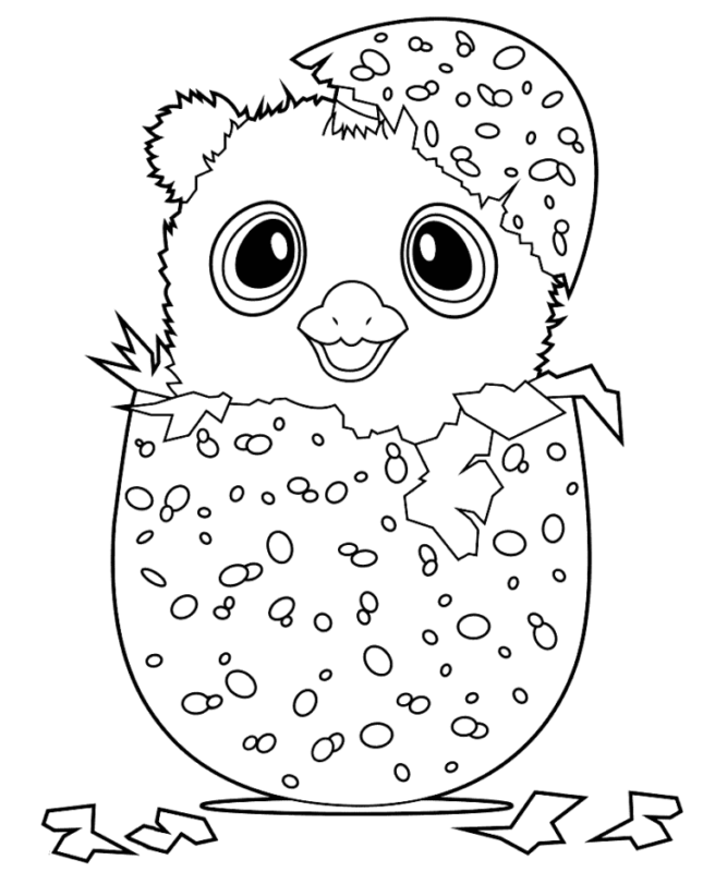 Hatchimals Coloring Pages Printable for Free Download