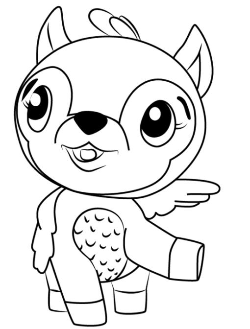 Hatchimals Coloring Pages Printable for Free Download