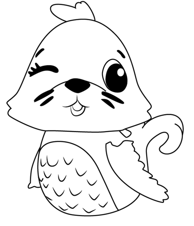 18+ Hatchimals Coloring Page