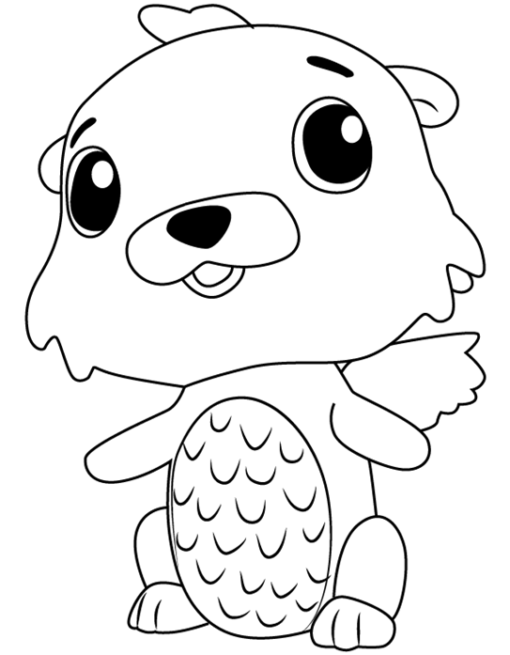 Hatchimals Coloring Pages Printable for Free Download