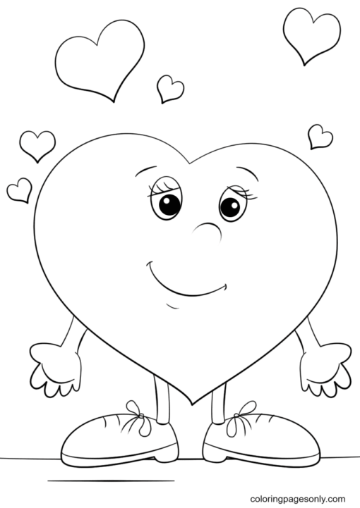 Heart Coloring Pages Printable For Free Download