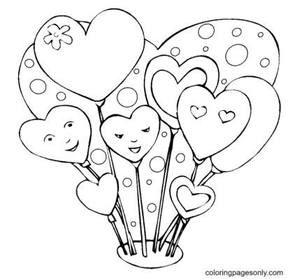 Heart Coloring Pages Printable for Free Download