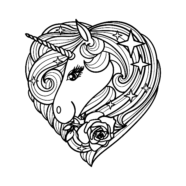 Unicorn Coloring Pages Printable for Free Download