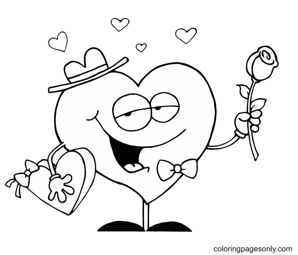 Heart Coloring Pages Printable For Free Download