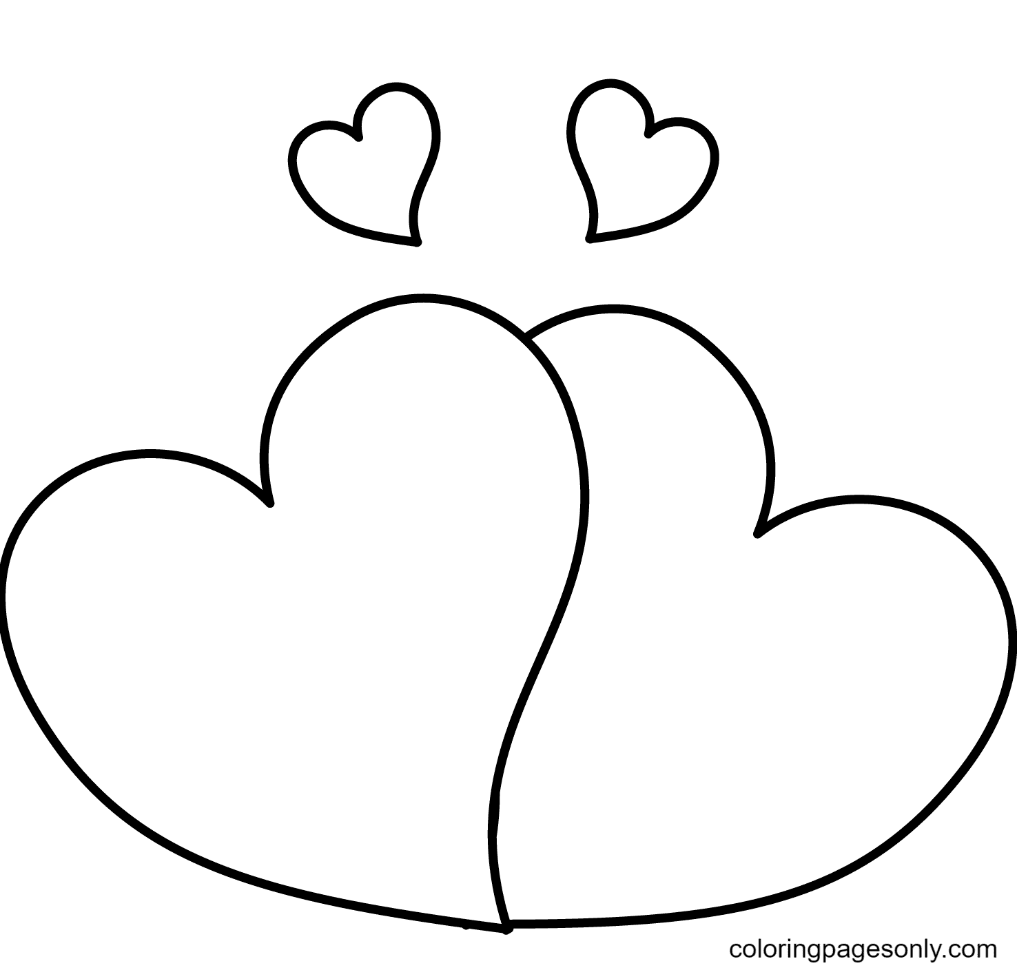 Heart Coloring Pages Printable for Free Download