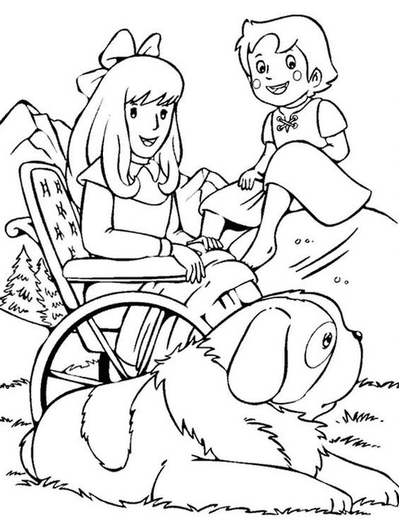 Heidi Coloring Pages Printable for Free Download