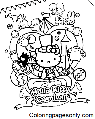 Sanrio Characters Coloring Pages Printable for Free Download