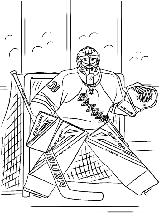 Hockey Coloring Pages Printable for Free Download