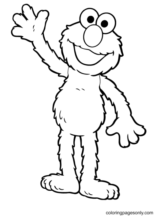 Elmo Coloring Pages Printable for Free Download