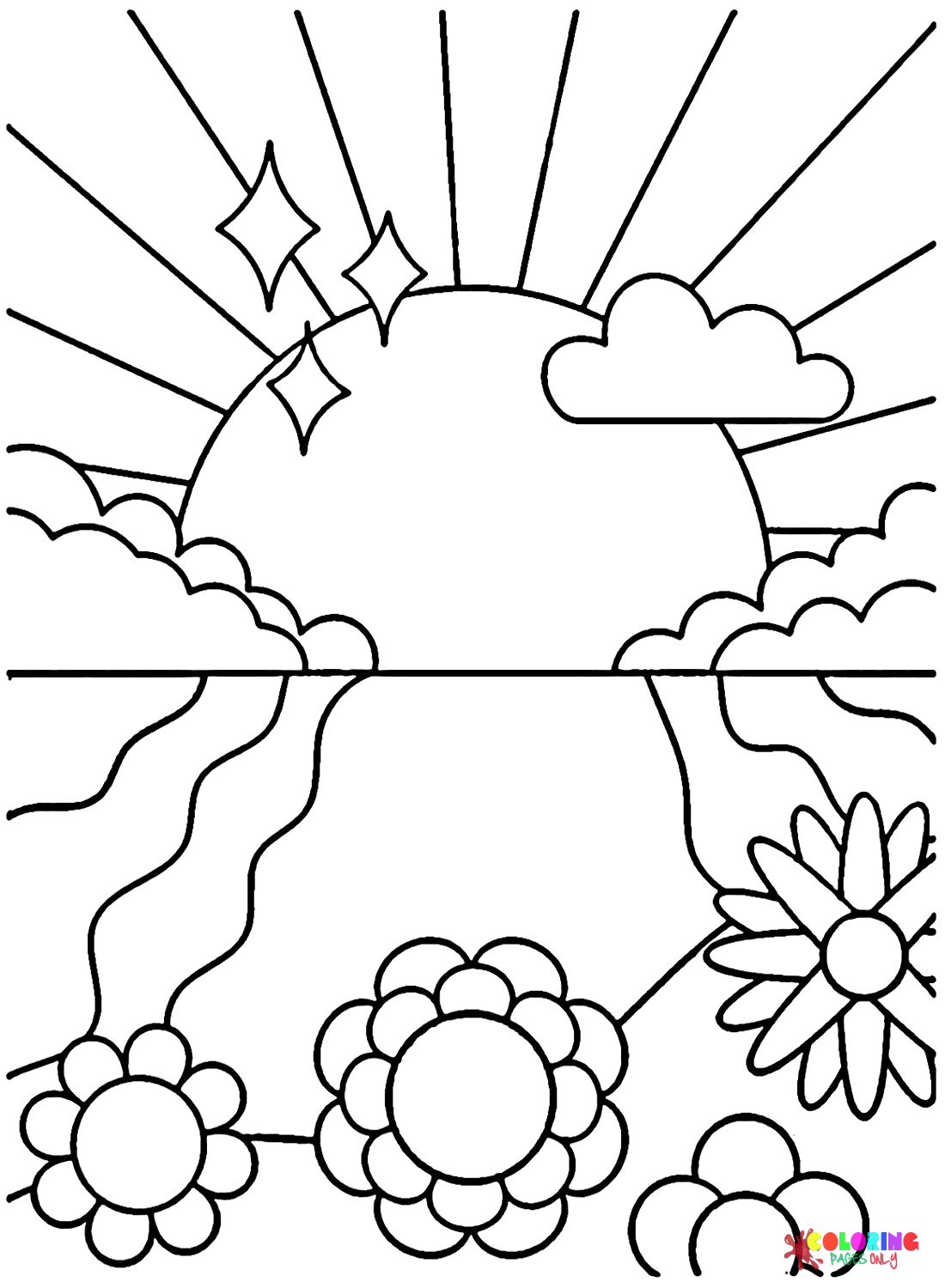 Hippie Coloring Pages Printable for Free Download