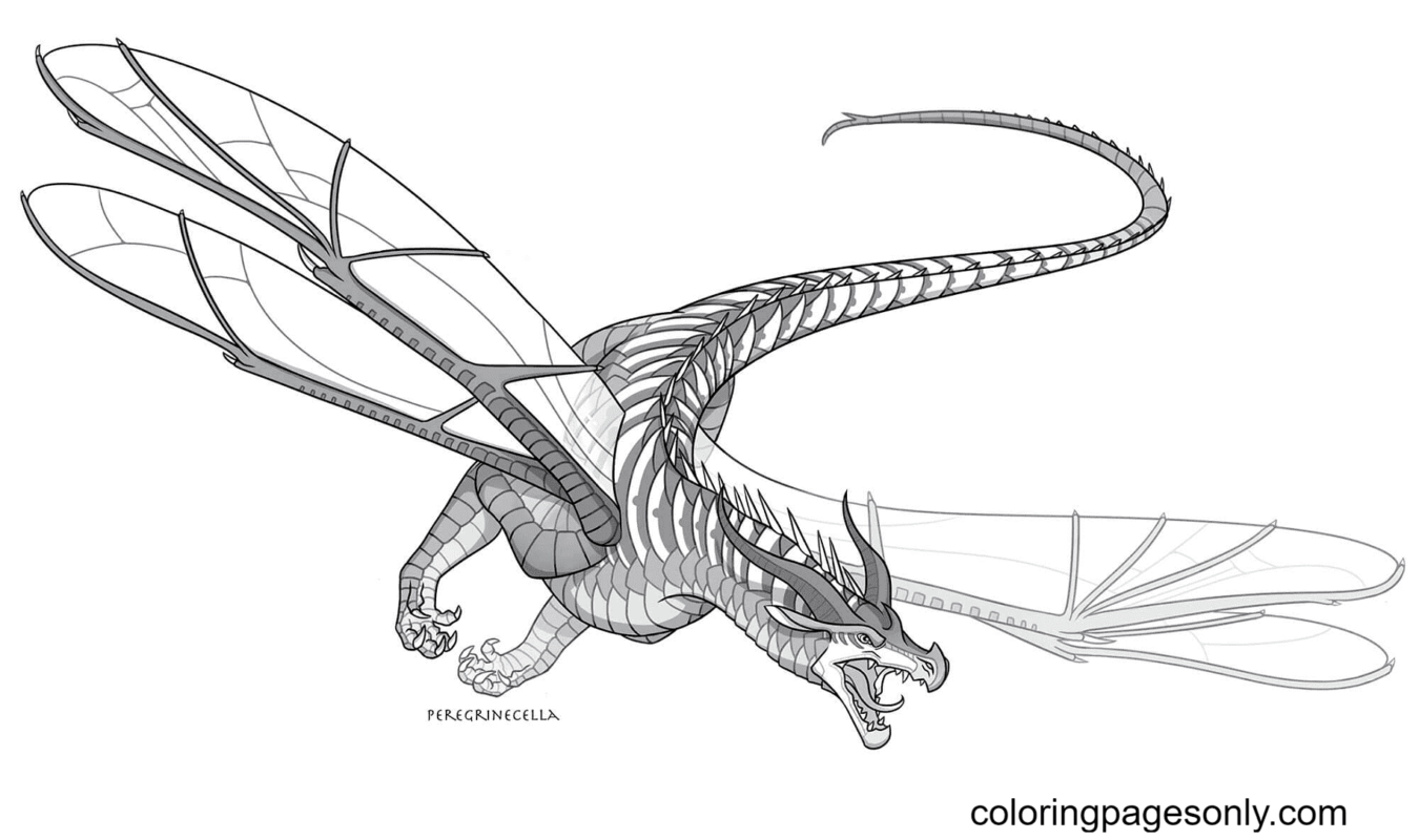 Wings Of Fire Coloring Pages Printable for Free Download