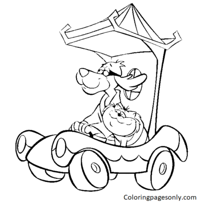 Hong Kong Phooey Coloring Pages Printable for Free Download