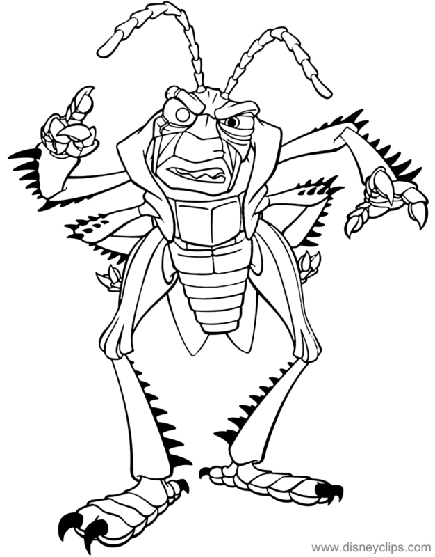 A Bug's Life Coloring Pages Printable for Free Download