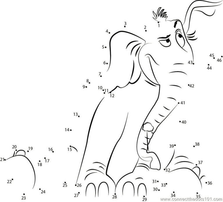 Horton Hears A Who Coloring Pages Printable For Free Download