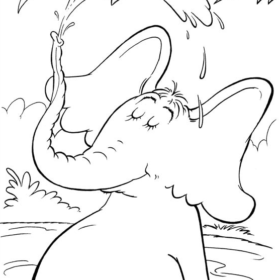 Horton Hears a Who Coloring Pages Printable for Free Download