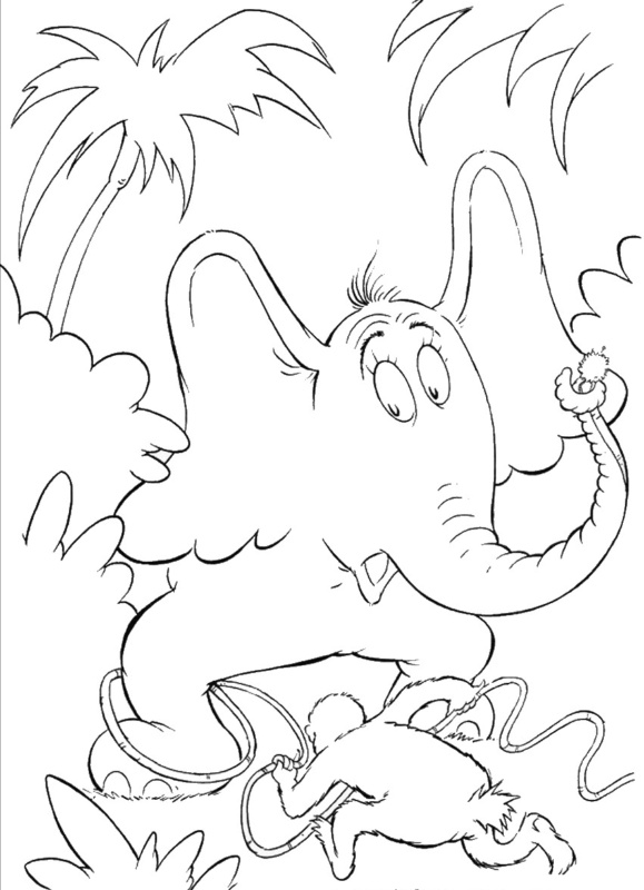 Horton Hears a Who Coloring Pages Printable for Free Download