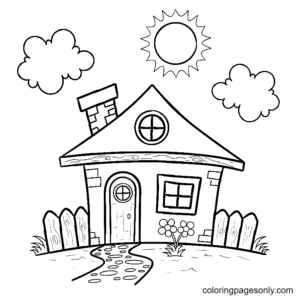 House Coloring Pages Printable for Free Download