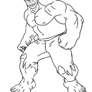 hulk coloring page avengers