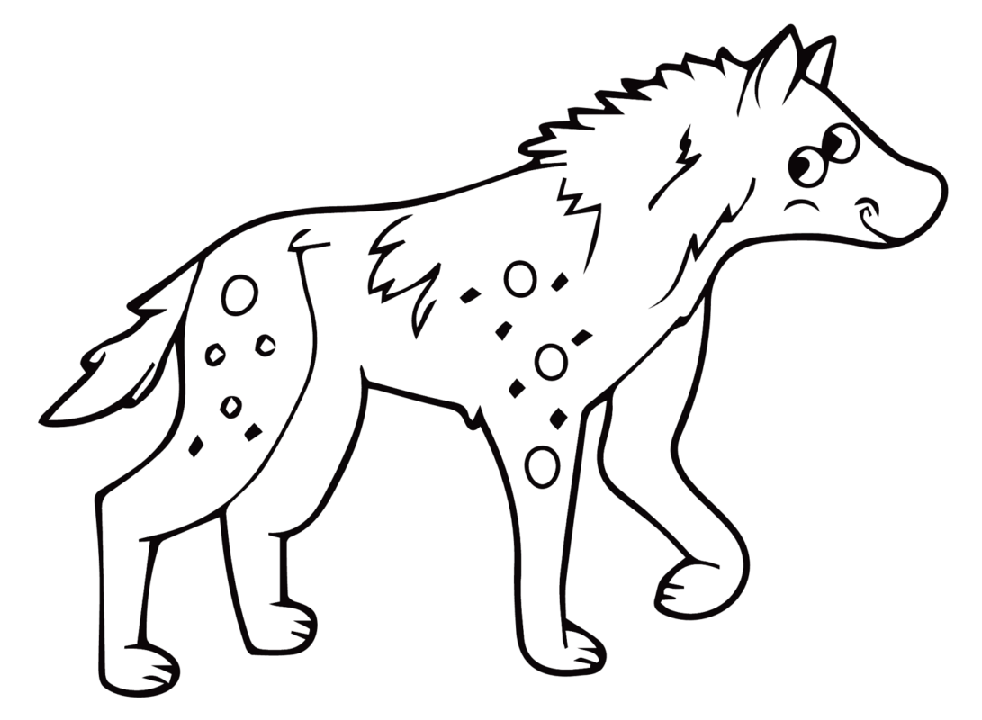 Hyena Coloring Pages Printable For Free Download