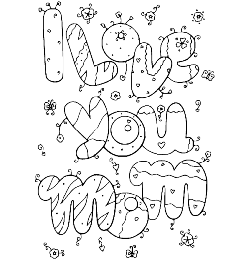 Mother's Day Coloring Pages Printable for Free Download