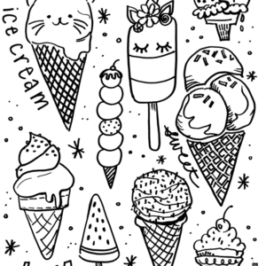 free ice cream printables