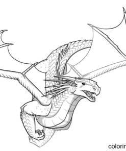 Wings Of Fire Coloring Pages Printable for Free Download