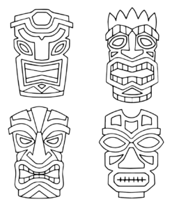 Maya civilization Coloring Pages Printable for Free Download