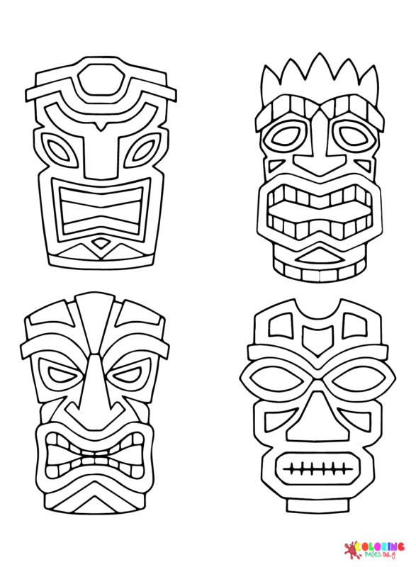 Maya civilization Coloring Pages Printable for Free Download