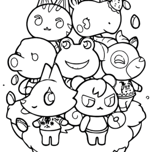 Animal Crossing Coloring Pages Printable for Free Download