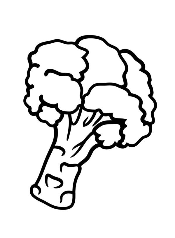 Broccoli Coloring Pages Printable for Free Download