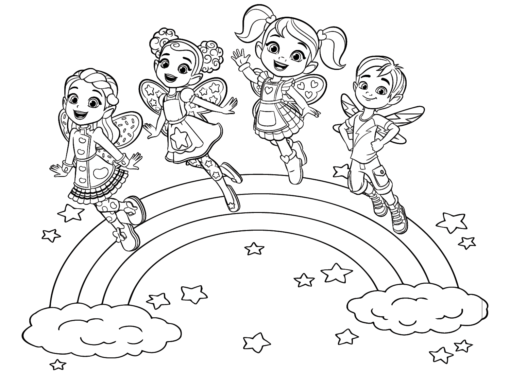 Butterbean’s Cafe Coloring Pages Printable for Free Download