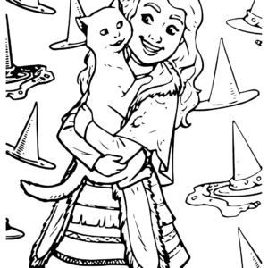 Hocus Pocus Coloring Pages Printable for Free Download