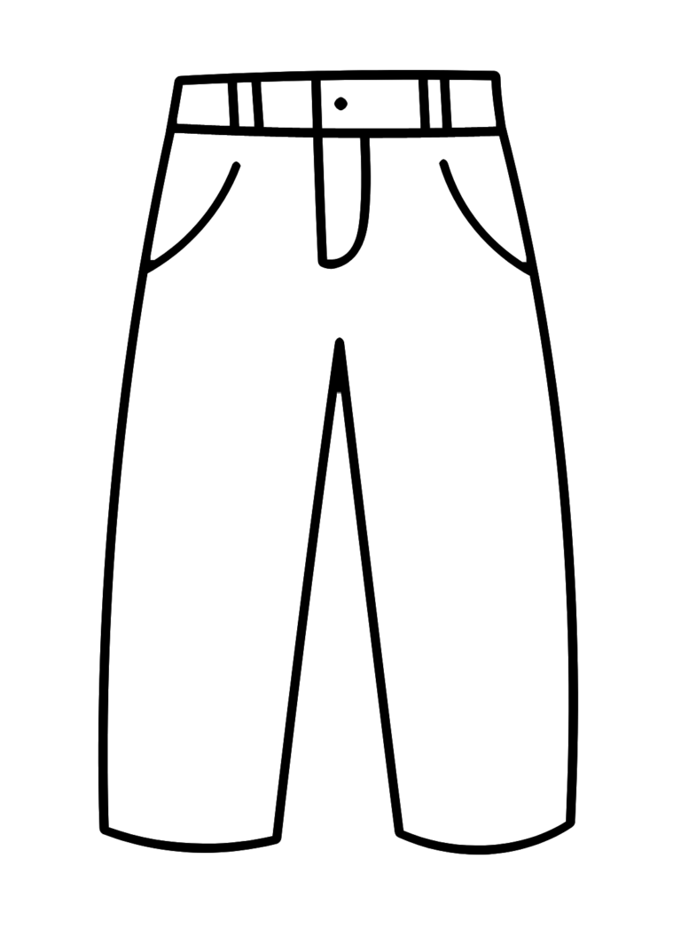 Pants Coloring Pages Printable for Free Download