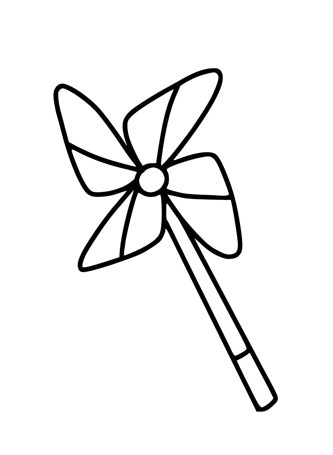 Pinwheel Coloring Pages Printable for Free Download