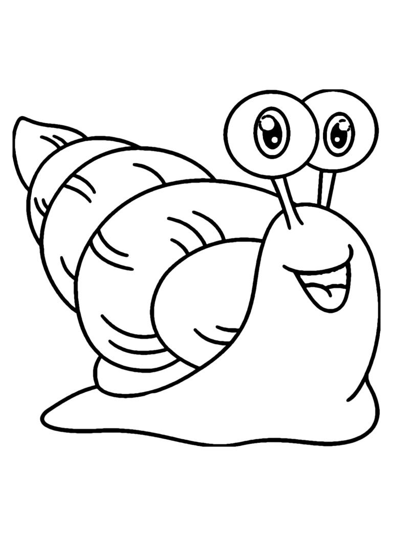 Sea Snail Coloring Pages Printable for Free Download