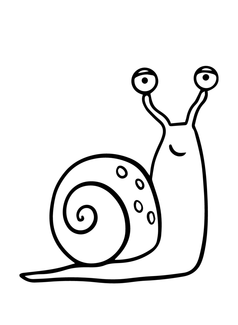 Snail Coloring Pages Printable for Free Download