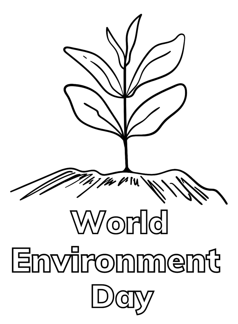 World Environment Day Coloring Pages Printable for Free Download