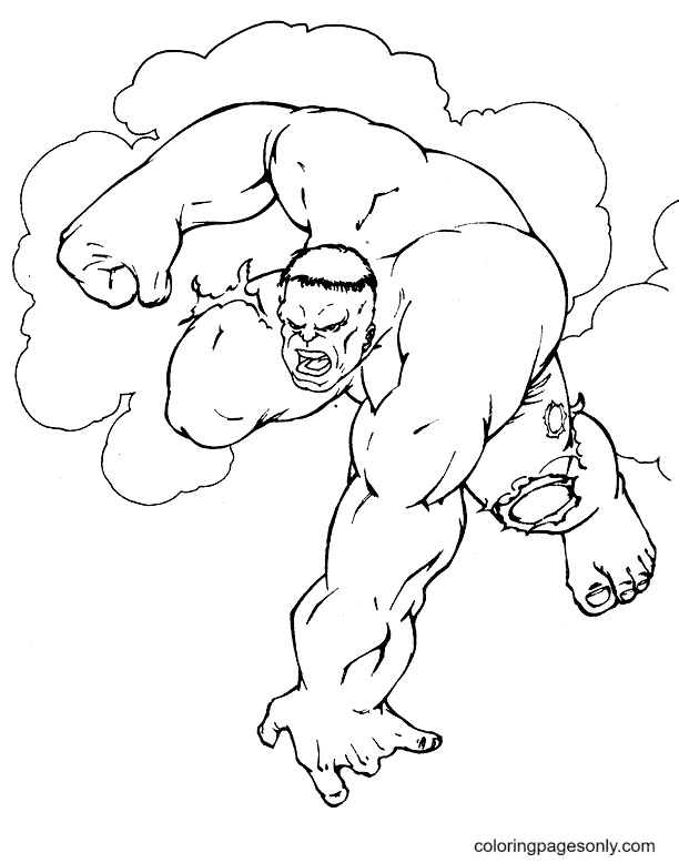 Hulk Coloring Pages Printable for Free Download