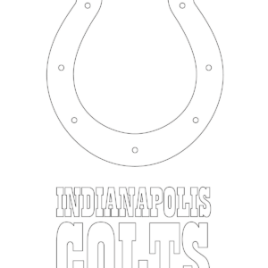 Indianapolis Colts Logo coloring page