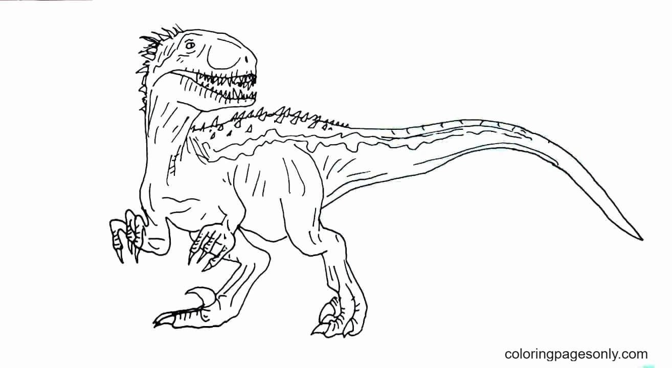 Indominus Rex Coloring Pages, Activity Shelter