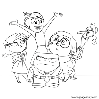 Inside Out Coloring Pages Printable for Free Download