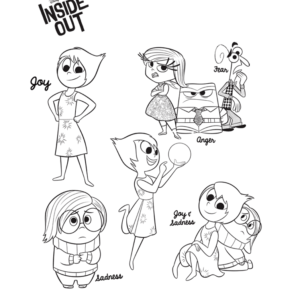 Inside Out Coloring Pages Printable for Free Download