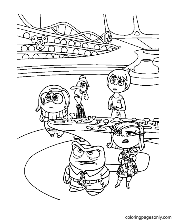 Inside Out Coloring Pages Printable for Free Download