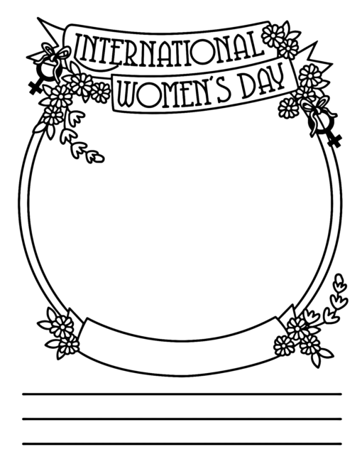 Womens day Coloring Pages Printable for Free Download