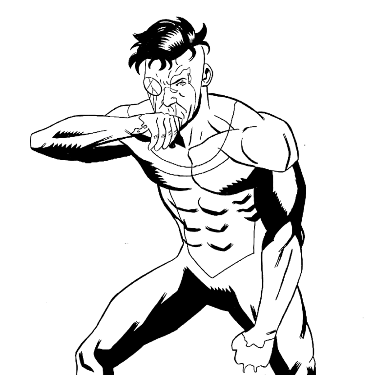 Invincible Coloring Pages Printable for Free Download