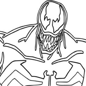 Venom Coloring Pages Printable for Free Download